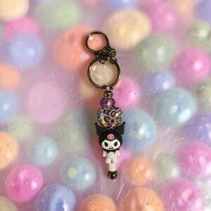 Purple Kuromi Keyring/Charm ring~